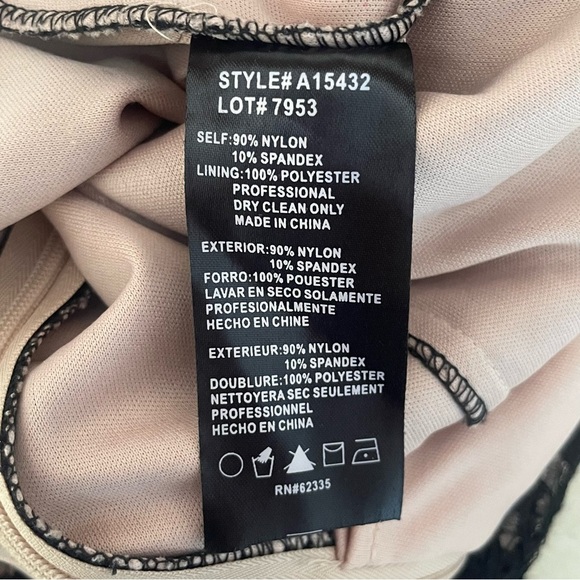 Betsy & Adams Victorian All Over Lace Beaded Jeweled Maxi Gown 37490 - Picture 11 of 13